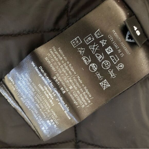 Post Card City Coat Black Made In Bulgaria - Picture 12 of 12